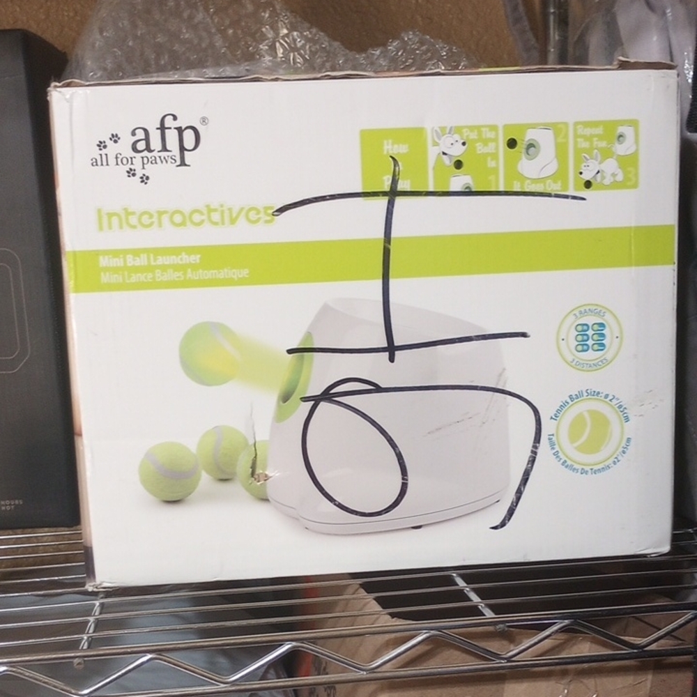 Interactive Mini Ball Launcher - White